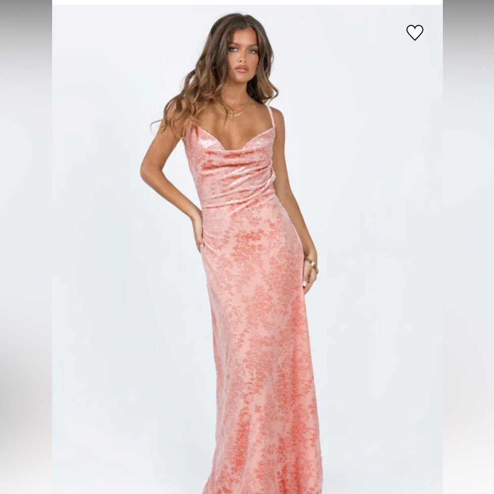 Princess Polly pink prom dress, size US 0, never worn.